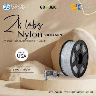 ZKLabs 3D Filament Nylon PA Sugoi High Quality Material dari USA - CLEARANCE STOCK